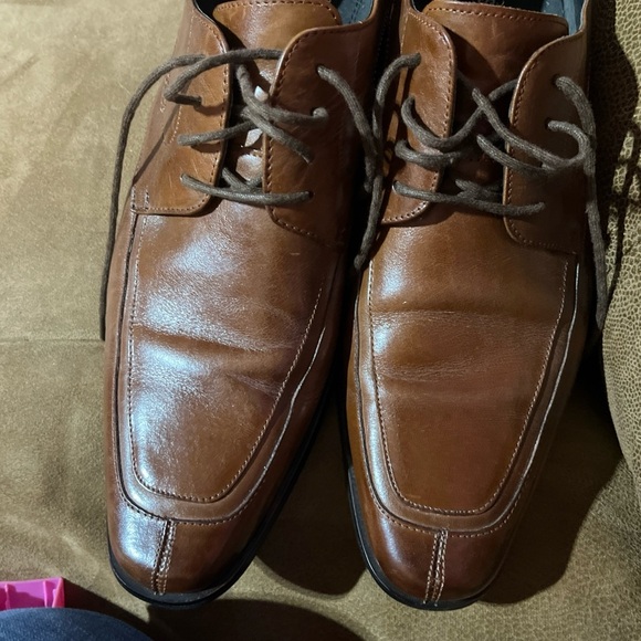 STACY ADAMS Men's Brown Dress Shoes. Size 10M - Picture 4 of 6